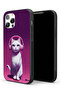 جراب حماية لجهاز Apple iPhone 11 Pro Max بتصميم قطة لطيفة