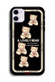 جراب حماية لجهاز Apple iPhone 12 بتصميم دب جميل - 2