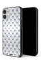 جراب حماية لجهاز Apple iPhone 12 مطبوع عليه طوابع على القماش
