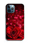 جراب حماية لجهاز Apple iPhone 12 Pro Max بتصميم زهور على شكل قلب وفن تجريدي - 2