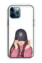 جراب حماية لجهاز Apple iPhone 12 Pro Max فتاة تلتقط صورة - 2