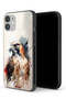 غطاء حماية لجهاز Apple iPhone 12 بتصميم نسر تجريدي