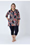 Women's Plus Size Cotton Modal Fabric Lycra Bottom-Top Capri Suit 6120 - 5