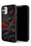 Apple iPhone 11 Protective Case Hearts And Butterflies Pattern