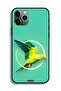 غطاء حماية لجهاز Apple iPhone 11 Pro Max بتصميم فن تجريدي ببغاء - 2