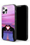 غطاء حماية لجهاز Apple iPhone 11 Pro Max بتصميم قلب وقمر