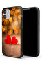 Apple iPhone 11 Protective Case Two Beautiful Hearts