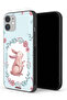 جراب حماية لجهاز Apple iPhone 12 على شكل أرنب