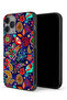 جراب حماية لجهاز Apple iPhone 14 Pro Max بنقشة طيور وزهور