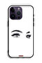 جراب حماية لجهاز Apple iPhone 14 Pro Max برسومات عيون فنية - 2