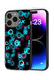 غطاء حماية لجهاز Apple iPhone 15 Pro Max برسومات أيقونات لعبة الحبار صغيرة