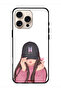 غطاء حماية لجهاز Apple iPhone 16 Pro Max فتاة تصنع سناب شات