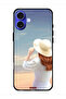 غطاء حماية لجهاز Apple iPhone 16 Plus بتصميم قبعة فتاة واقفة