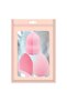 Makeup Sponge Set, Flippy, Premium, pink, 3 pieces