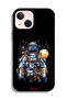 جراب حماية لجهاز Apple iPhone 13 mini بتصميم رائد فضاء تجريدي - 2
