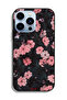 غطاء حماية لجهاز Apple iPhone 13 Pro - لون الخوخ والورود الصغيرة - 2