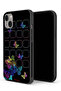 غطاء حماية لجهاز Apple iPhone 13 mini بنقشة فراشات ملونة