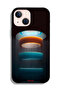 جراب حماية لجهاز Apple iPhone 13 mini بنمط حلقات فنية - 2