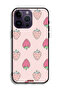 غطاء حماية لجهاز Apple iPhone 14 Pro Max - أيقونة الفراولة - 2