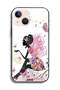 جراب حماية لجهاز Apple iPhone 13 mini بتصميم فتاة الفراشة - 2