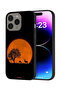 غطاء حماية لجهاز Apple iPhone 15 Pro Max بتصميم فن القمر المسائي