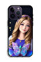 جراب حماية لجهاز Apple iPhone 14 Pro Max بتصميم فتاة فراشة لطيفة - 2