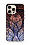 غطاء حماية لجهاز Apple iPhone 16 Pro Max بتصميم زهور كسورية تجريدية
