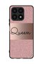 غطاء حماية لهاتف Honor X8a بخلفية لامعة من Queen