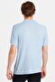 Men's Slim Fit Slim Fit Viscose Fabric Patterned Plain Pique Buttonless Light Blue Polo Neck T-Shirt - 5