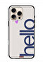 غطاء حماية لجهاز Apple iPhone 16 Pro Max Hello