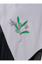 Polyster Gray Color Shawl Palestine Olive Branch Colorful Embroidered S100037 - 3