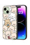 Apple iPhone 15 Plus Protective Case Cover Bears Pattern