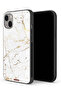 جراب حماية لجهاز Apple iPhone 13 mini بنمط رخامي