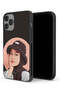 جراب حماية لجهاز Apple iPhone 14 Pro Max بتصميم فتاة قبعة لطيفة