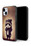جراب حماية لجهاز Apple iPhone 14 Plus بتصميم باندا صغير لطيف