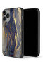 غطاء حماية لجهاز Apple iPhone 14 Pro Max بنقشة رخامية لامعة