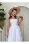 Fedro Poplin Uzun Elbise Kod 00668 -D2 - 3