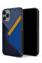 جراب حماية جلدي بتصميم مثلثات لهاتف Apple iPhone 14 Pro Max