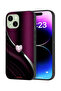 غطاء حماية لجهاز Apple iPhone 15 Plus بتصميم قلب ماسي