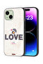Apple iPhone 15 Plus Protective Case Cover Love With Love