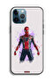 جراب حماية لجهاز Apple iPhone 12 Pro Max بتصميم العنكبوت الحديدي - 2
