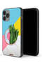 جراب حماية لهاتف Apple iPhone 14 Pro Max بنمط أوراق تجريدية