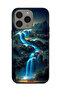 غطاء حماية لجهاز Apple iPhone 15 Pro Max بتصميم شلال فني - 2