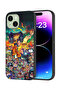 Apple iPhone 15 Plus Protective Case Cover Gamer Art Doodles
