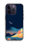 Apple iPhone 14 Pro Protective Case Moon Abstract Drawing Art - 2