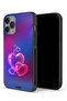 غطاء حماية Apple iPhone 14 Pro Max بتصميم قلوب مائية