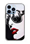 Apple iPhone 13 Pro Protective Case Girl Face Abstract Art - 2