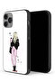 جراب حماية لجهاز Apple iPhone 14 Pro Max، رسم فتاة تحمل كوب قهوة