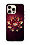 غطاء حماية لجهاز Apple iPhone 16 Pro Max بتصميم زهور تجريدية