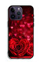 جراب حماية لجهاز Apple iPhone 14 Pro Max بتصميم زهور على شكل قلب وفن تجريدي - 2